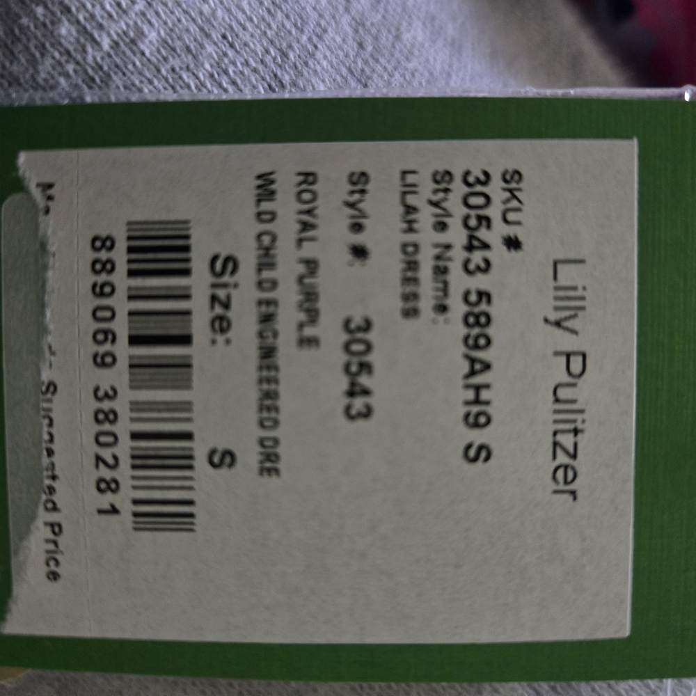 Lilly Pultizer, NWT, Lilah Dress, Wild Child - Picture 6 of 6